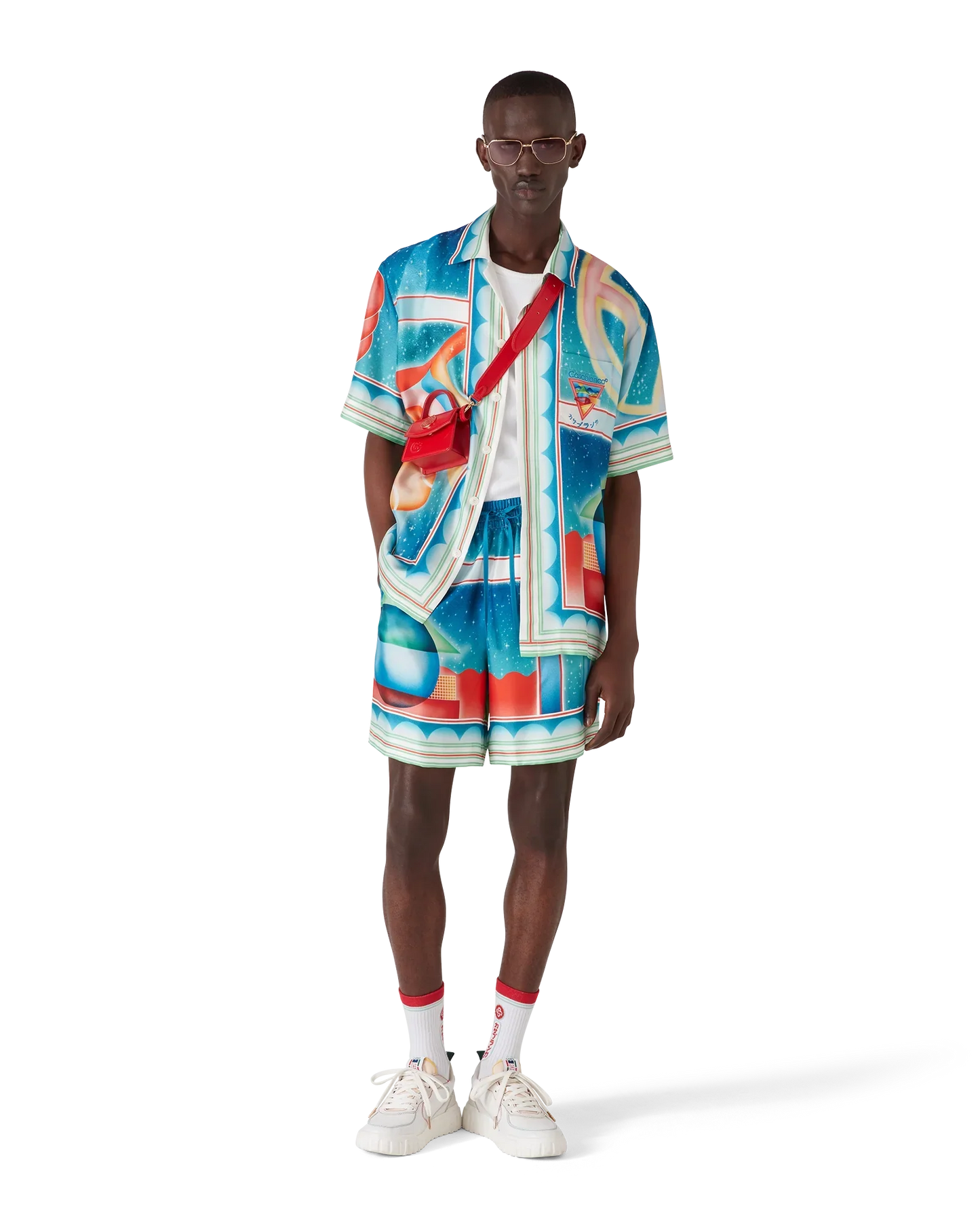 Galaxy Court Silk Shorts