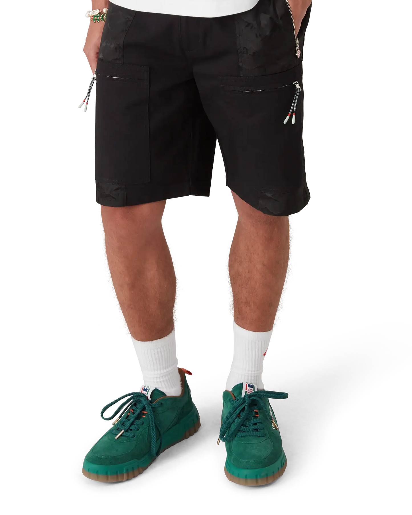 Nylon Mountain Camo Cargo Shorts