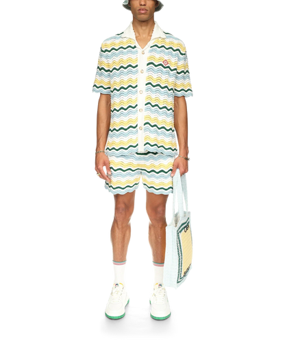 Wavy Boucle Shorts