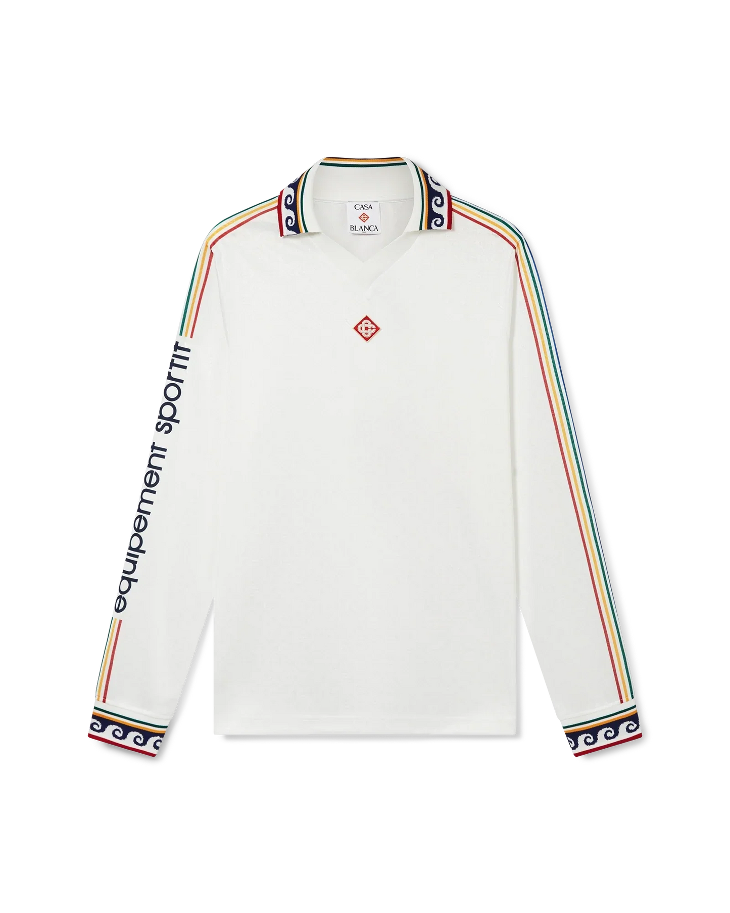 Jacquard Monogram Football Long Sleeve Shirt