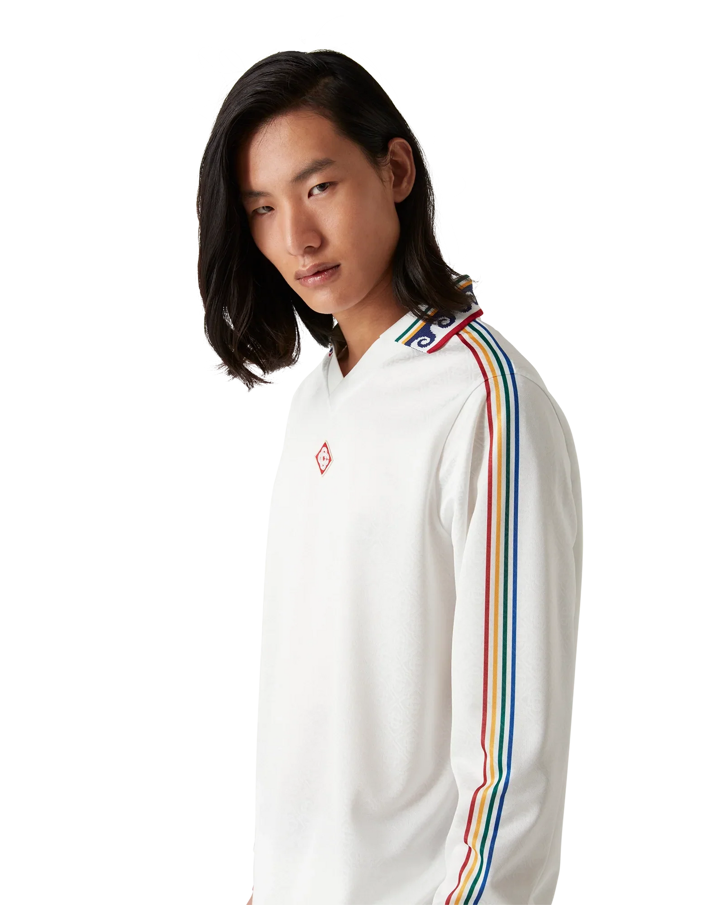 Jacquard Monogram Football Long Sleeve Shirt