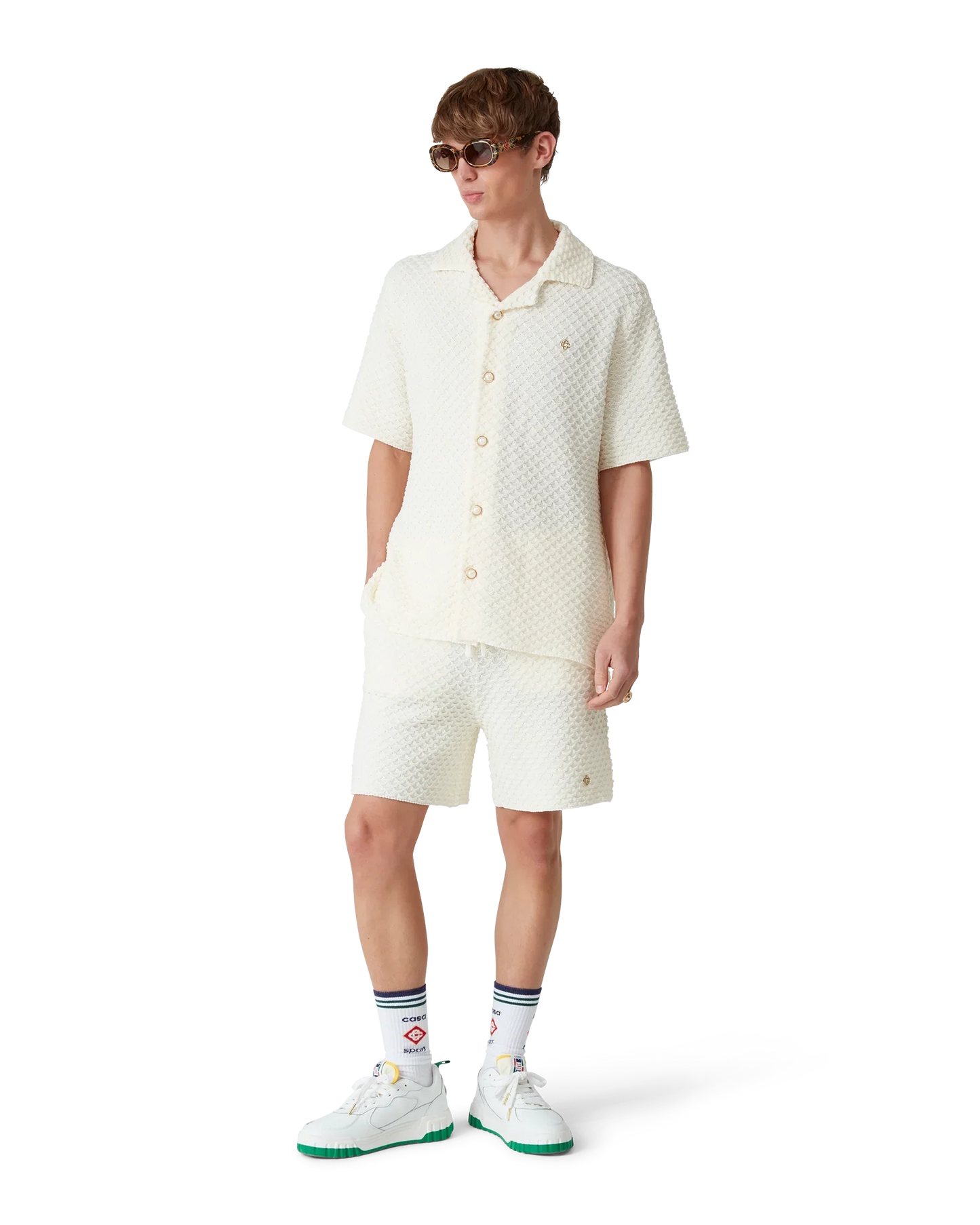 Textured Knitted Shorts