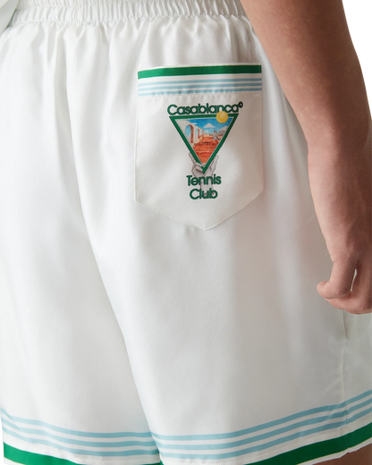 Metaphysical Tennis Icon Silk Shorts