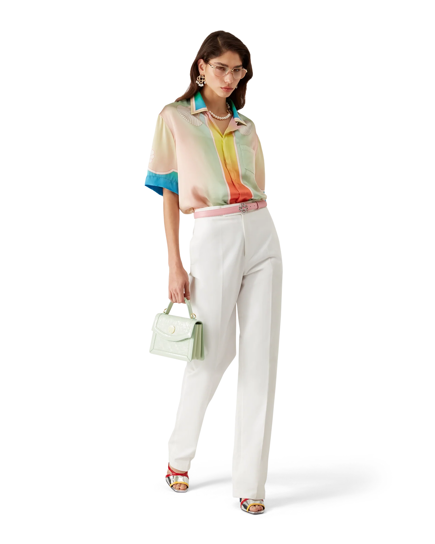 Lucid Dreams Short Sleeve Silk Shirt