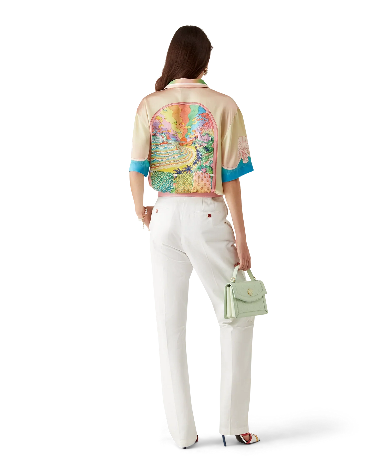 Lucid Dreams Short Sleeve Silk Shirt