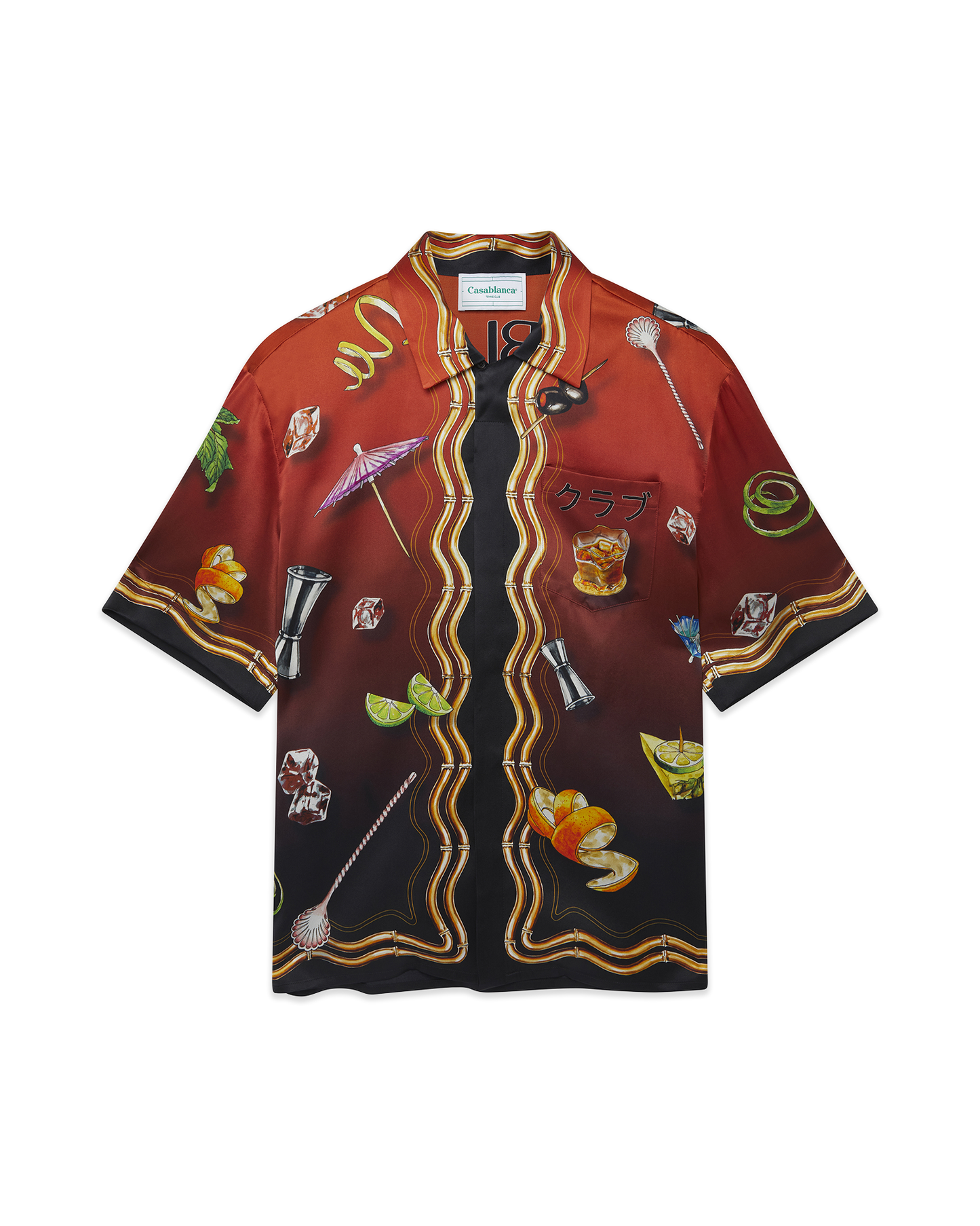 Casa Club Sunset Silk Shirt