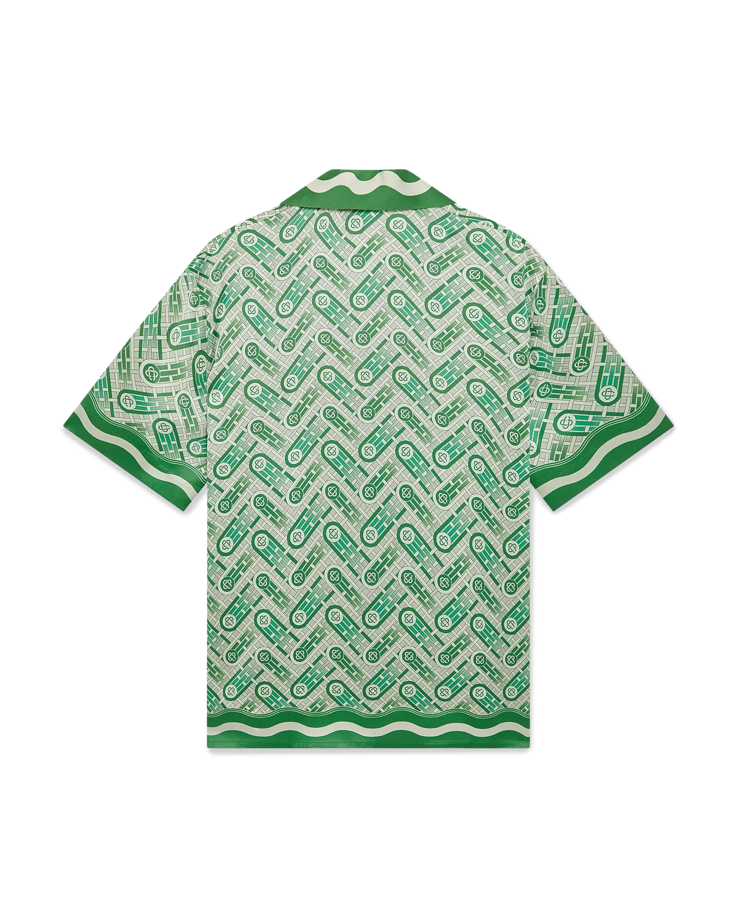 Ping Pong Short Sleeve Silk Shirt