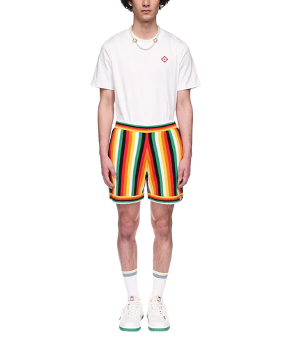 Striped Towelling Shorts