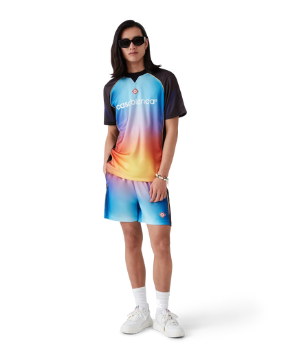 Gradient Short Sleeve Football Shirt