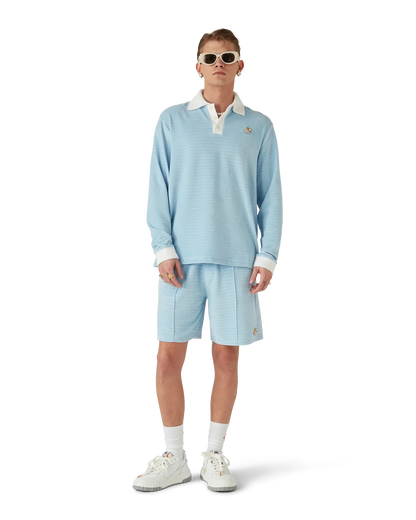 Velour Stripe Shorts