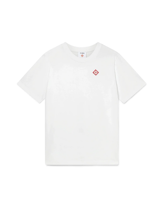 White Diamond Logo Short Sleeve T-Shirt