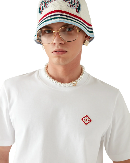 White Diamond Logo Short Sleeve T-Shirt