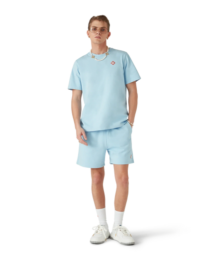 Light Blue Diamond Logo Short Sleeve T-Shirt