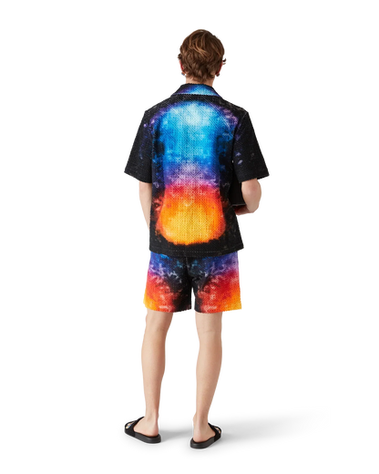 Gradient Short Sleeve Towelling Shirt