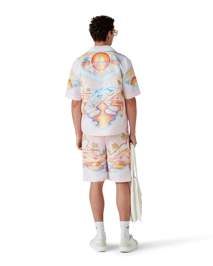 Psychedelic Nirvana Short Sleeve Swim Shirt