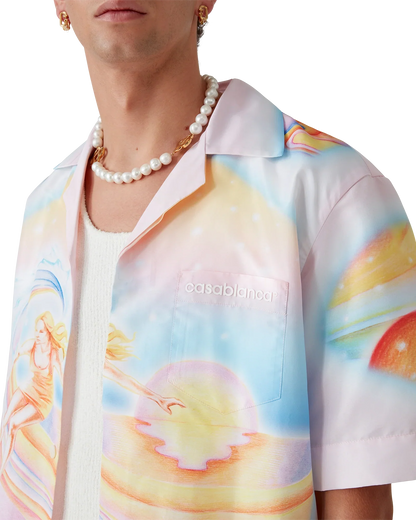 Psychedelic Nirvana Short Sleeve Swim Shirt
