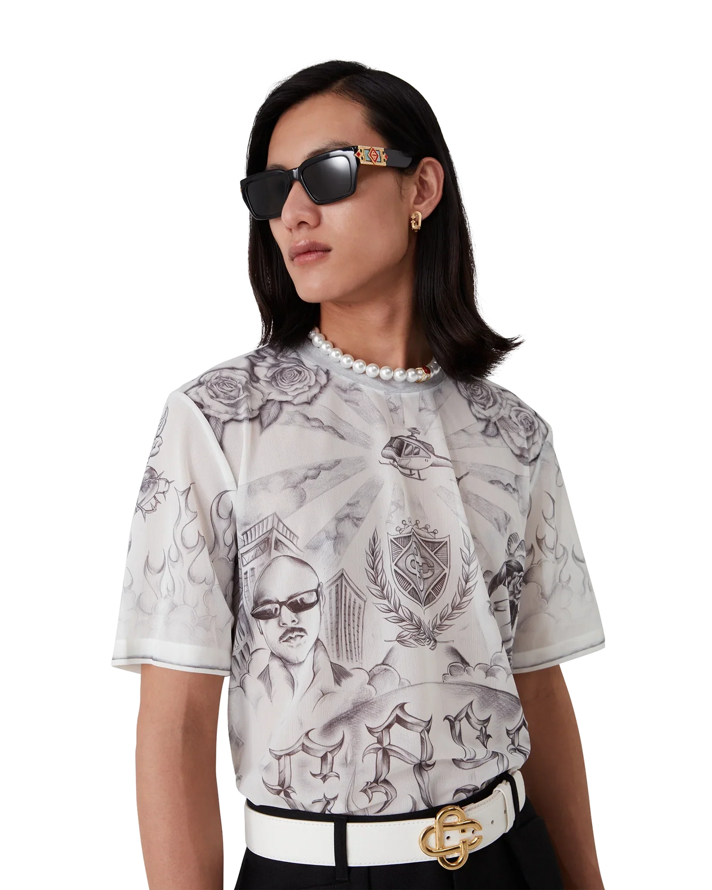 Tattoo Mesh Top