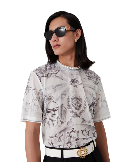 Tattoo Mesh Top