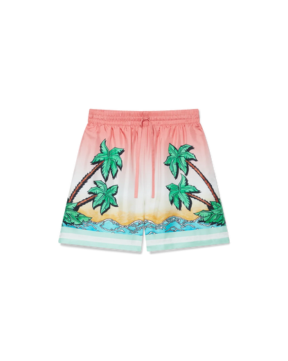 Tennis Club Silk Shorts