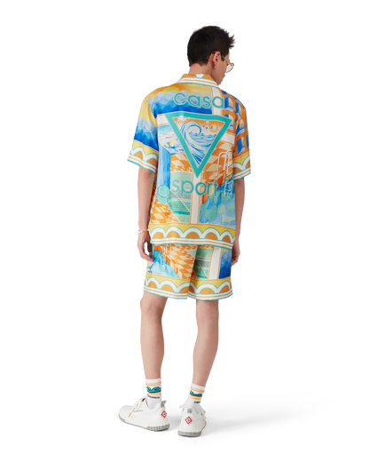 Surreal Pool Silk Shorts