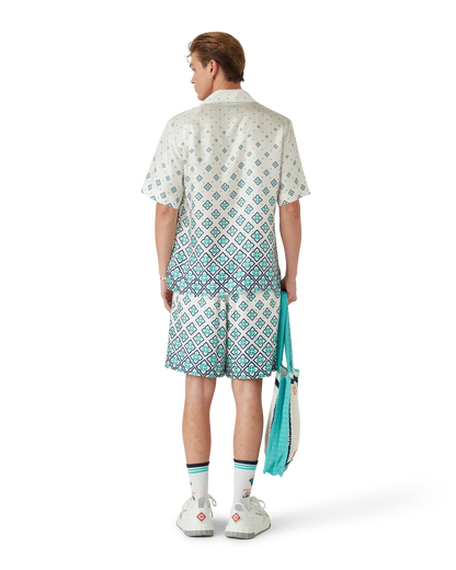 Gradient Monogram Silk Shorts