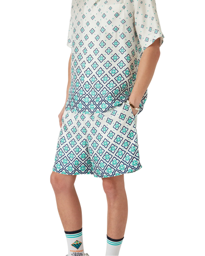 Gradient Monogram Silk Shorts