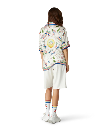 Le Vase Brise Short Sleeve Silk Shirt