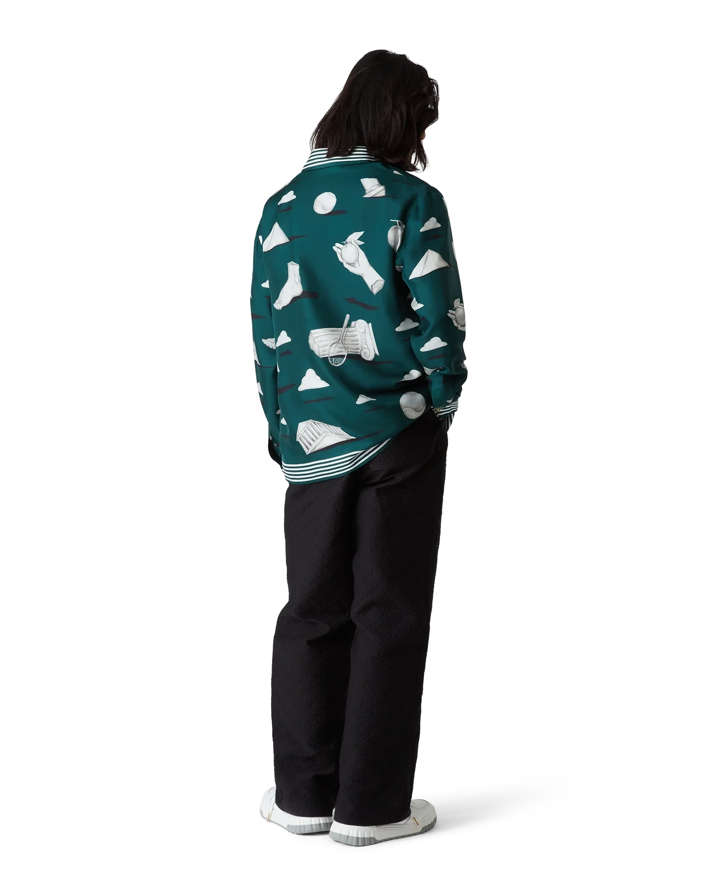 Metaphysical Long Sleeve Silk Shirt