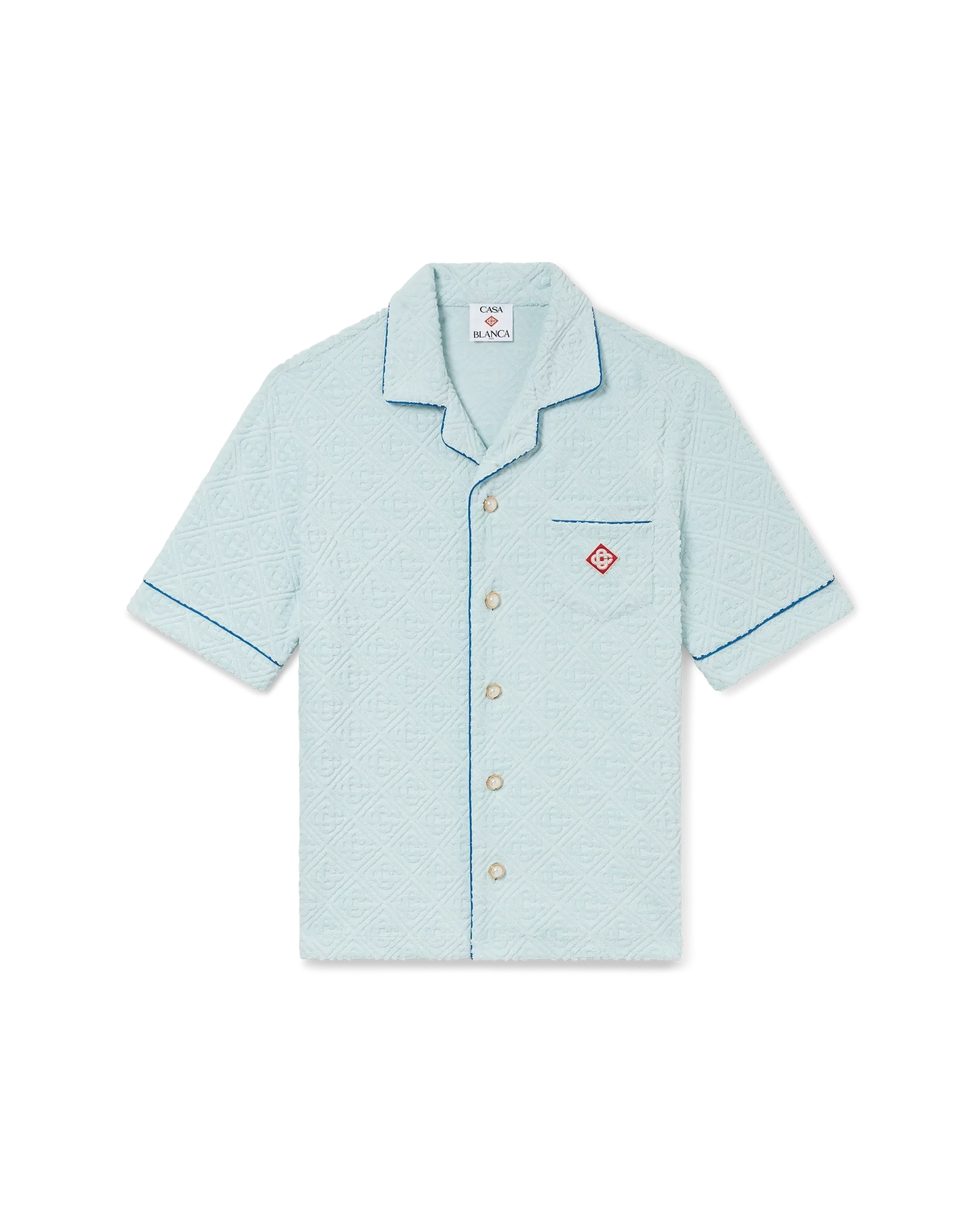 Monogram Towelling Short Sleeve Shirt