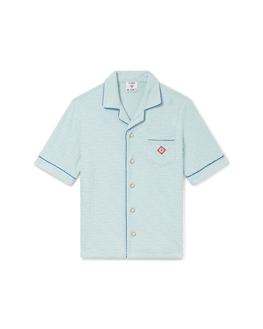 Monogram Towelling Short Sleeve Shirt
