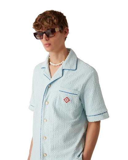 Monogram Towelling Short Sleeve Shirt