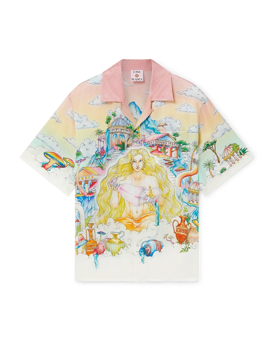 The Road To Knowledge Short Sleeve Silk Shirt