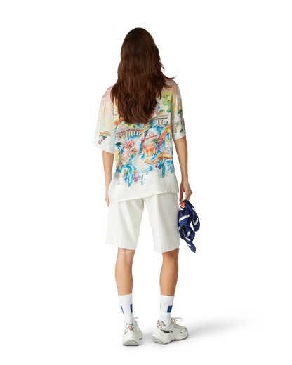 The Road To Knowledge Short Sleeve Silk Shirt