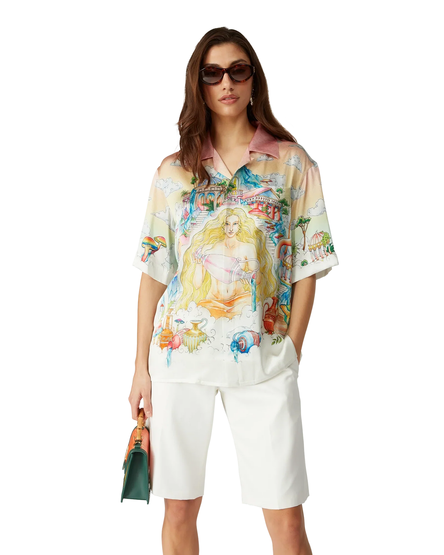 The Road To Knowledge Short Sleeve Silk Shirt