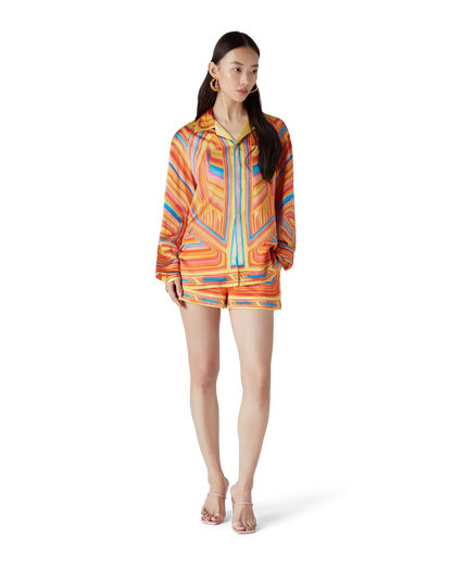Low Rider Long Sleeve Silk Shirt