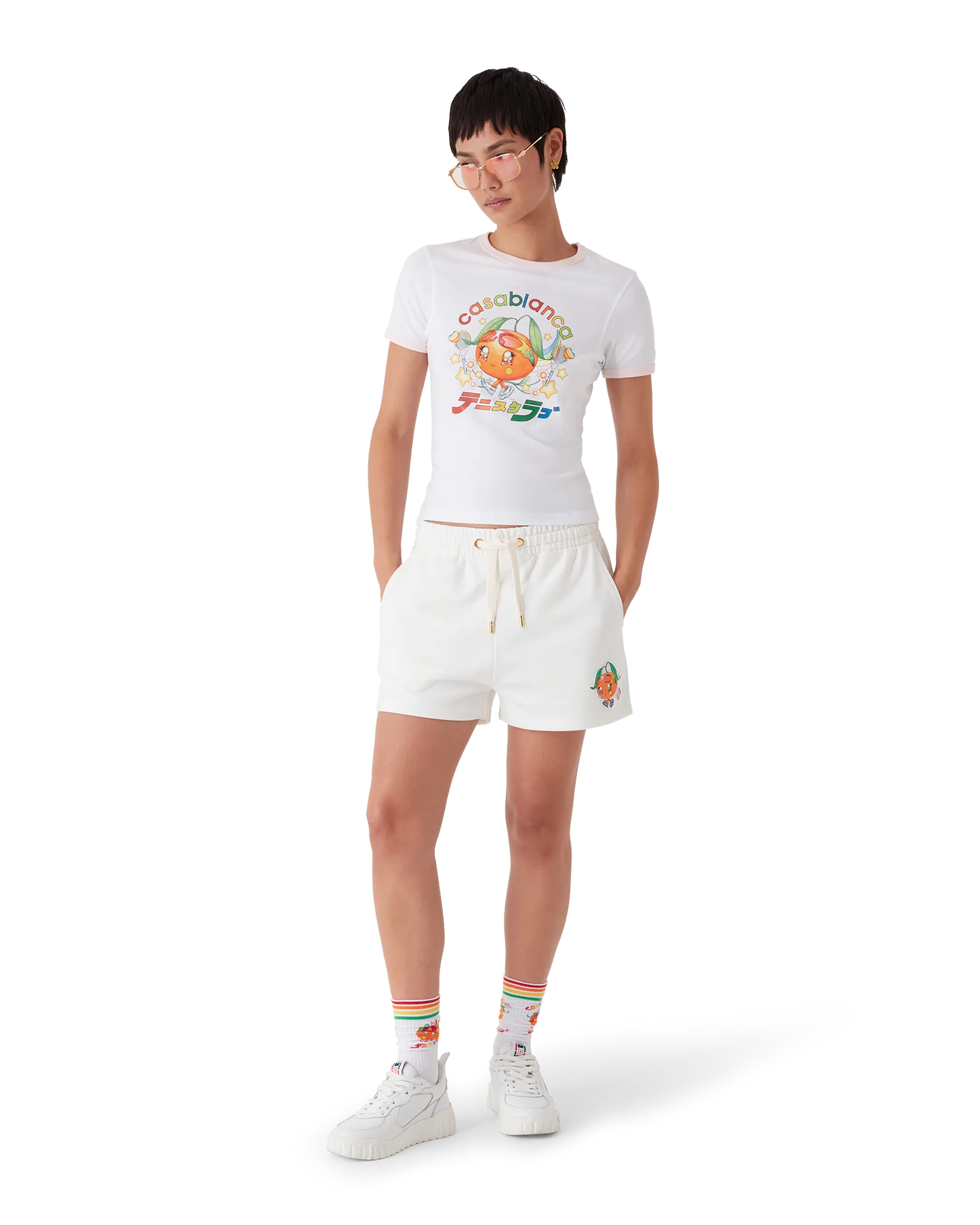 Orange Mascot Sweatshorts