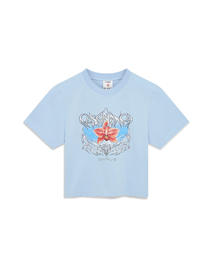 Blades Cropped Short Sleeve T-Shirt