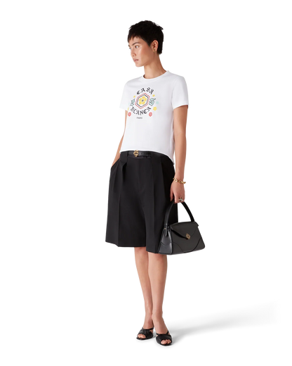 Emblem Fitted Short Sleeve T-Shirt