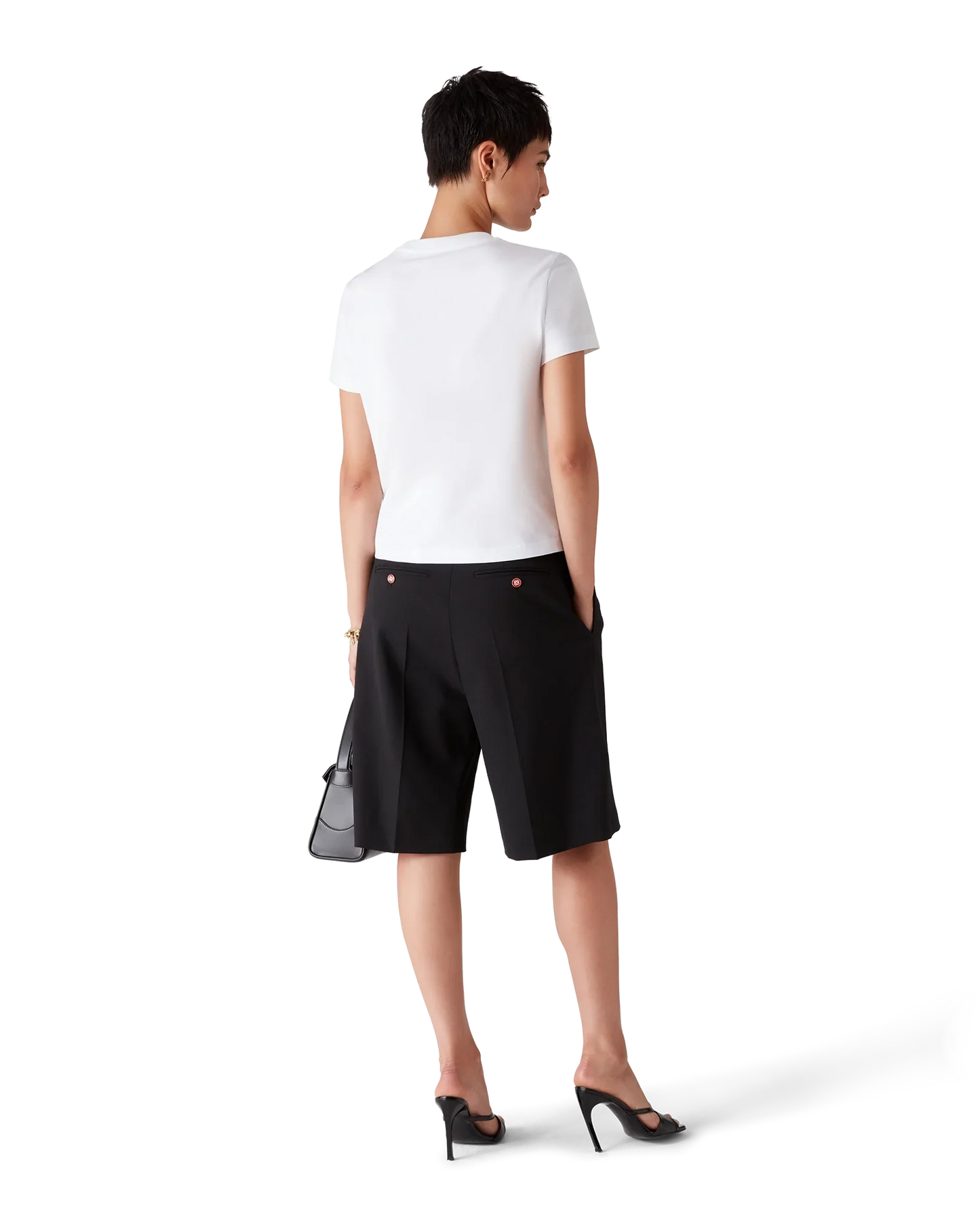 Emblem Fitted Short Sleeve T-Shirt