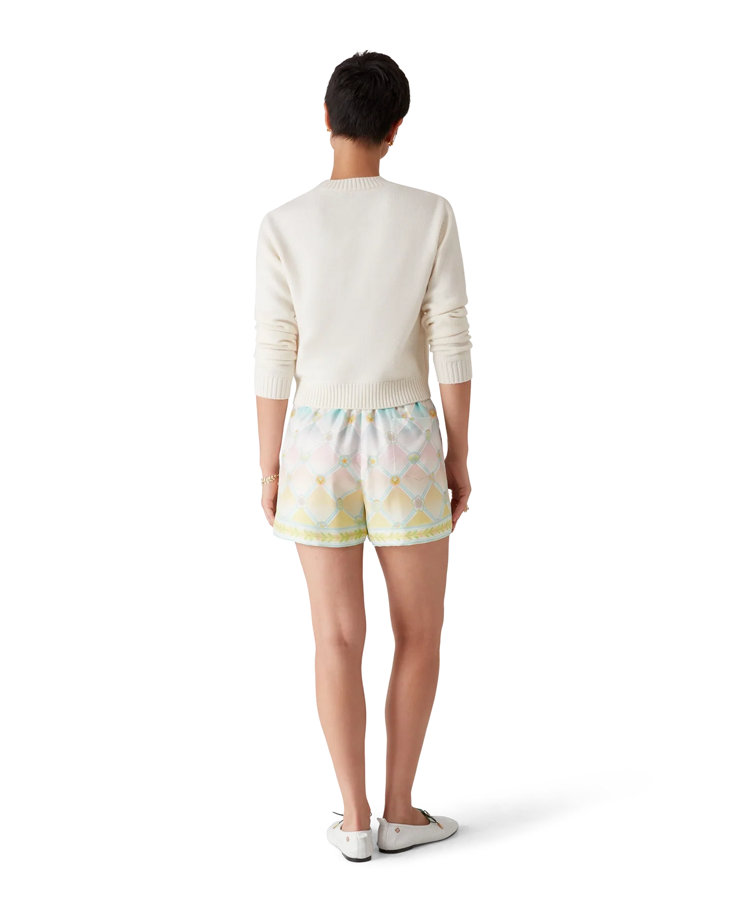 Candy Icons Silk Twill Shorts