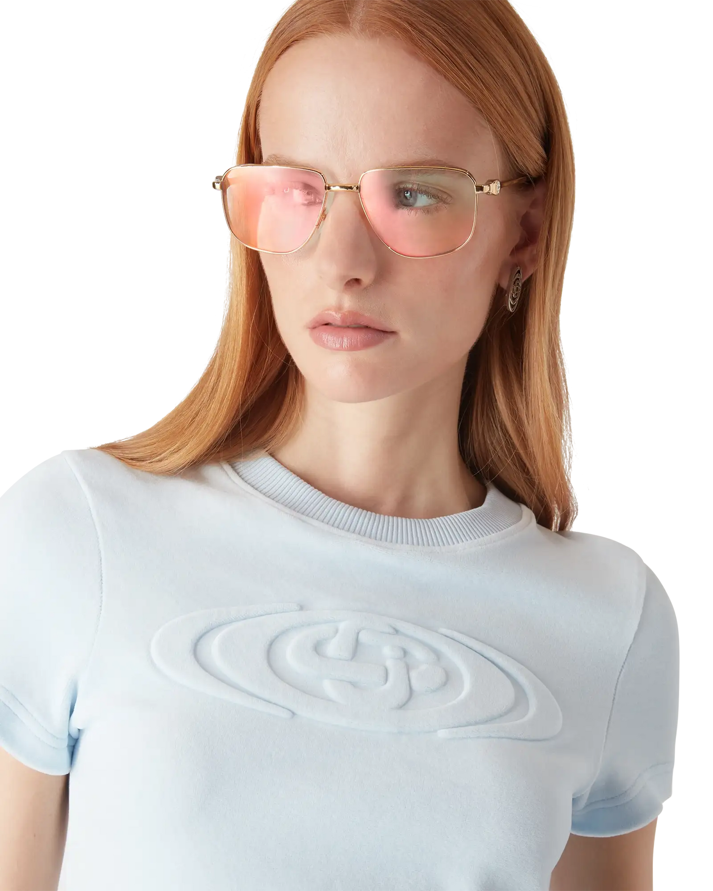 Womens Velour Short Sleeve T-Shirt