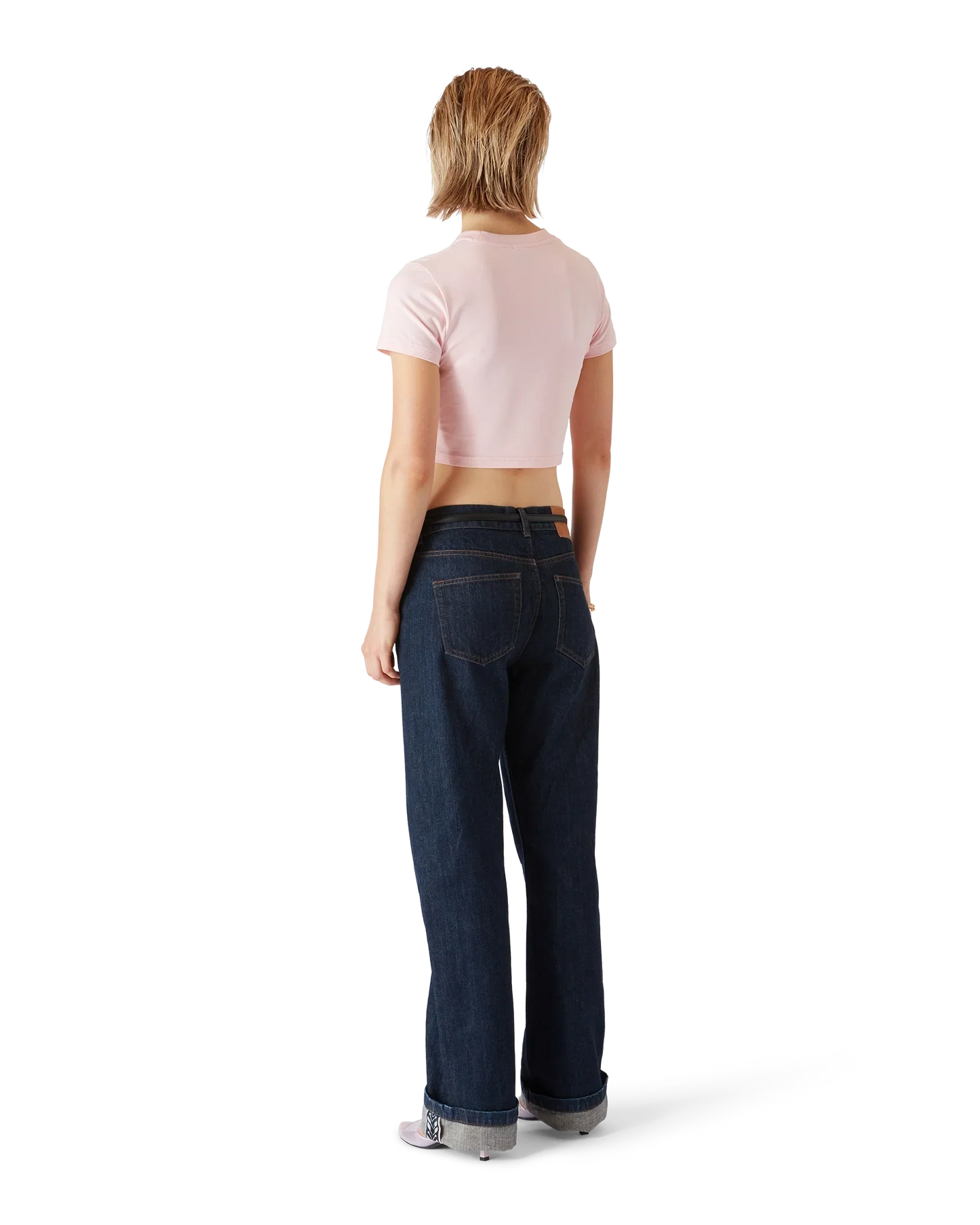 Orchid Logo Cropped Baby Tee