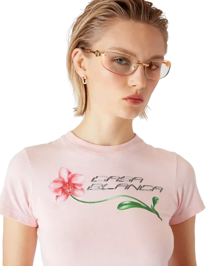 Orchid Logo Cropped Baby Tee