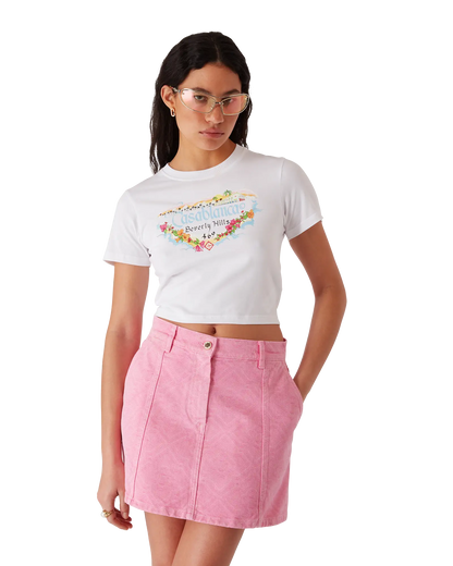 Los Angeles Store Cropped Baby Tee