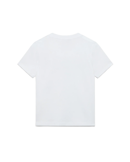 Crystal Warped Logo Fitted Short Sleeve T-Shirt