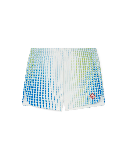 Printed Poly Taffeta Shorts