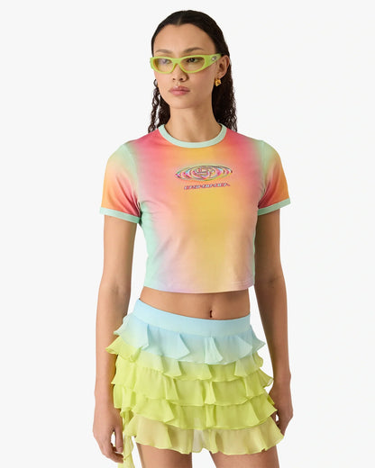 Glass Gradient Printed Baby Short Sleeve T-Shirt
