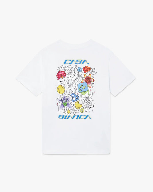 White Graffiti Short Sleeve T-Shirt
