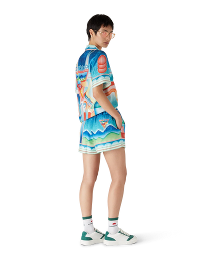 Galaxy Court Silk Shorts