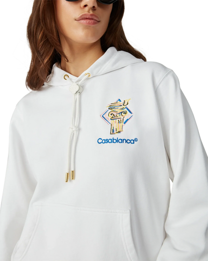 Diamond Column Hooded Sweatshirt